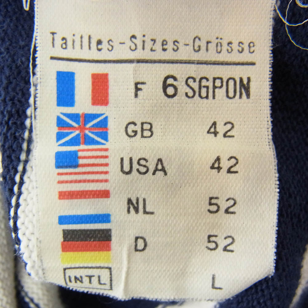 SAINT JAMES セントジェームス 6SGPON フランス製 L'ATELIER ラトリエ バスク シャツ ネイビー系 L【中古】