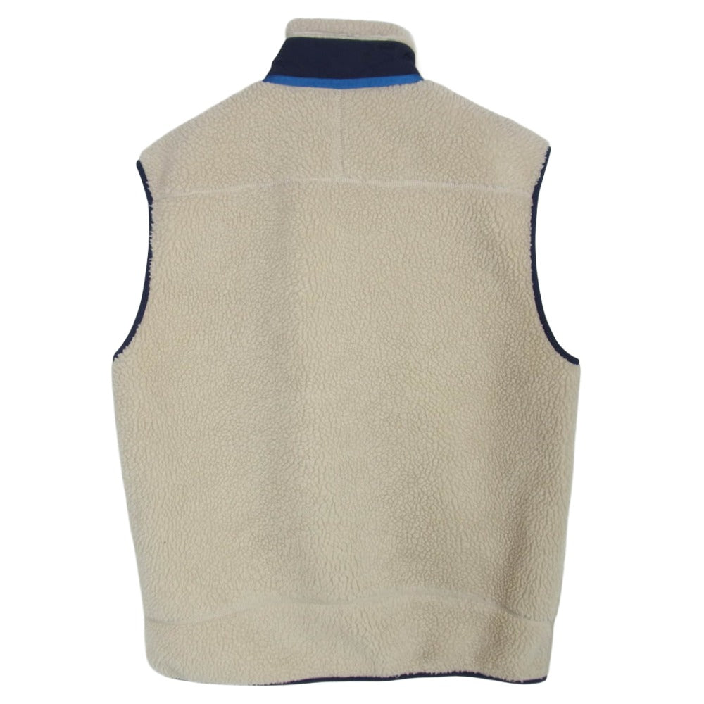 patagonia パタゴニア 23048FA18 Classic Retro-X Vest クラシック レトロX ボア フリース ベスト ベージュ系 L【中古】