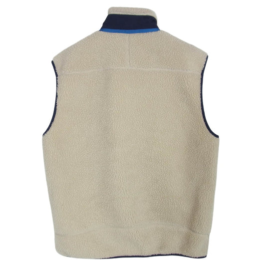 patagonia パタゴニア 23048FA18 Classic Retro-X Vest クラシック レトロX ボア フリース ベスト ベージュ系 L【中古】