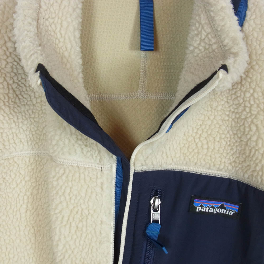 patagonia パタゴニア 23048FA18 Classic Retro-X Vest クラシック レトロX ボア フリース ベスト ベージュ系 L【中古】