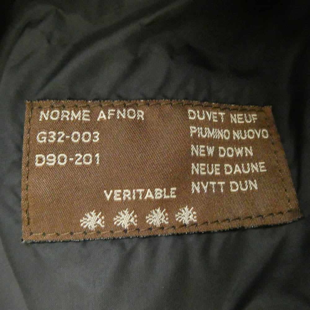 MONCLER モンクレール 国内正規品 ペッパージャパン コーポレーション バジーレ 茶タグ ロゴワッペン ダウン ジャケット 3 ブラック系 3【中古】