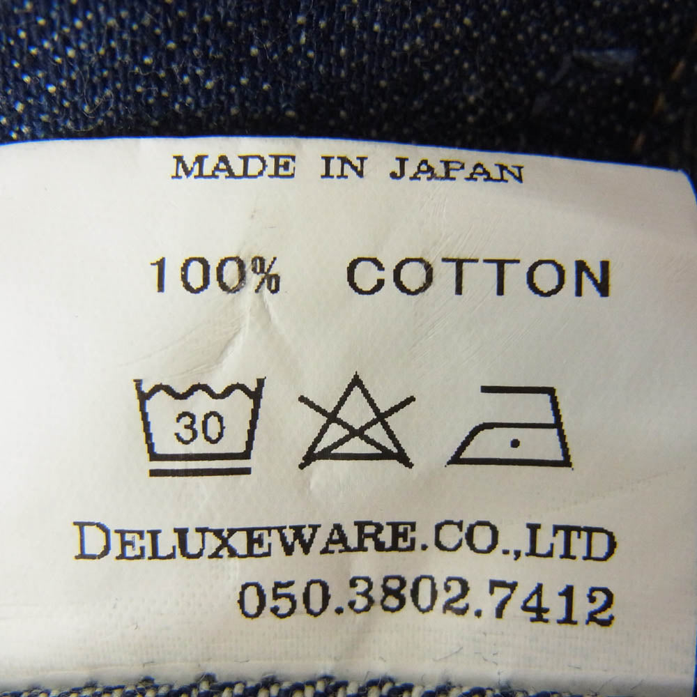 デラックスウエア 7640 DENIM SHIRT デニム シャツ インディゴブルー系 L【中古】