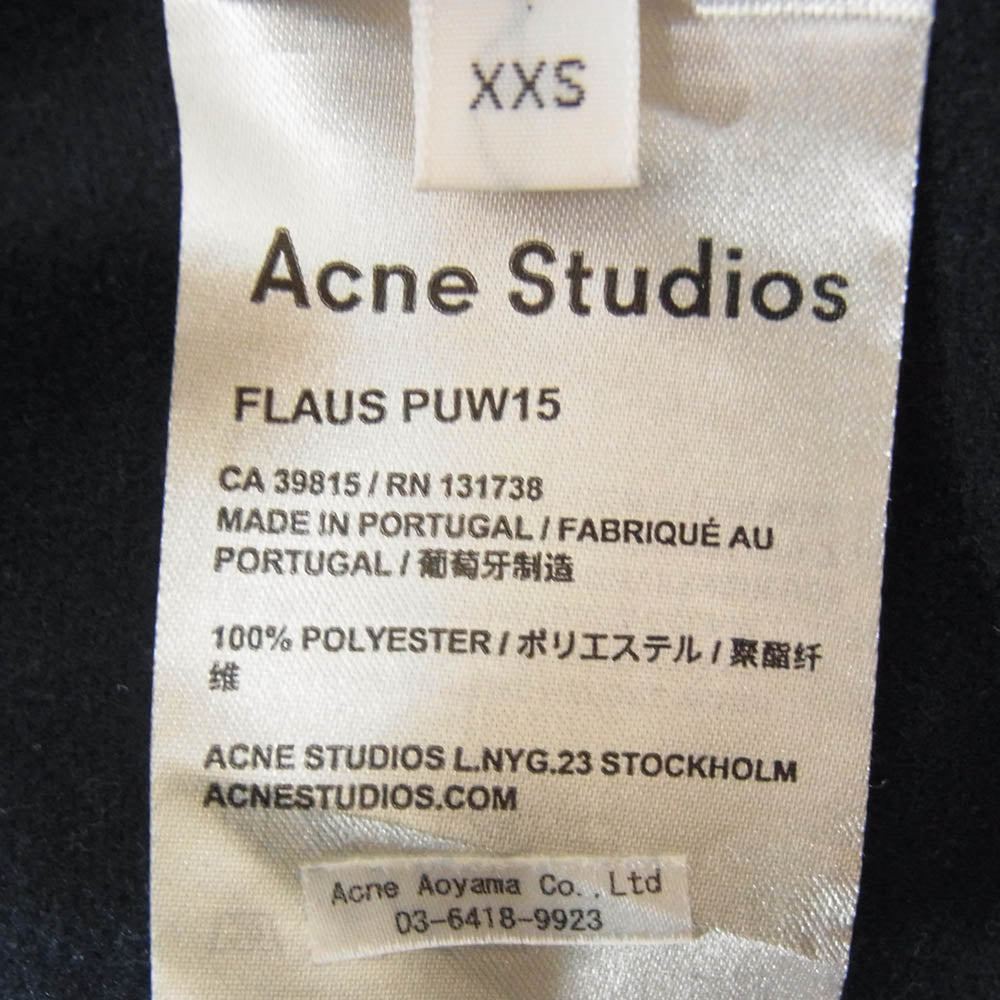 ACNE STUDIOS アクネストゥディオズ 15aw FLAUS PAW15 ダブルジップ