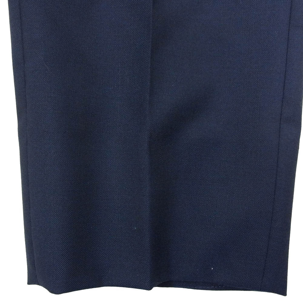 MAISON MARGIELA メゾンマルジェラ 19ss S50KA0443 WOOL SLACKS ボタンフライ ウール スラックス パンツ ネイビー系 44【中古】 MAISON MARGIELA メゾンマルジェラ 19ss S50KA0443 WOOL SLACKS ボタン