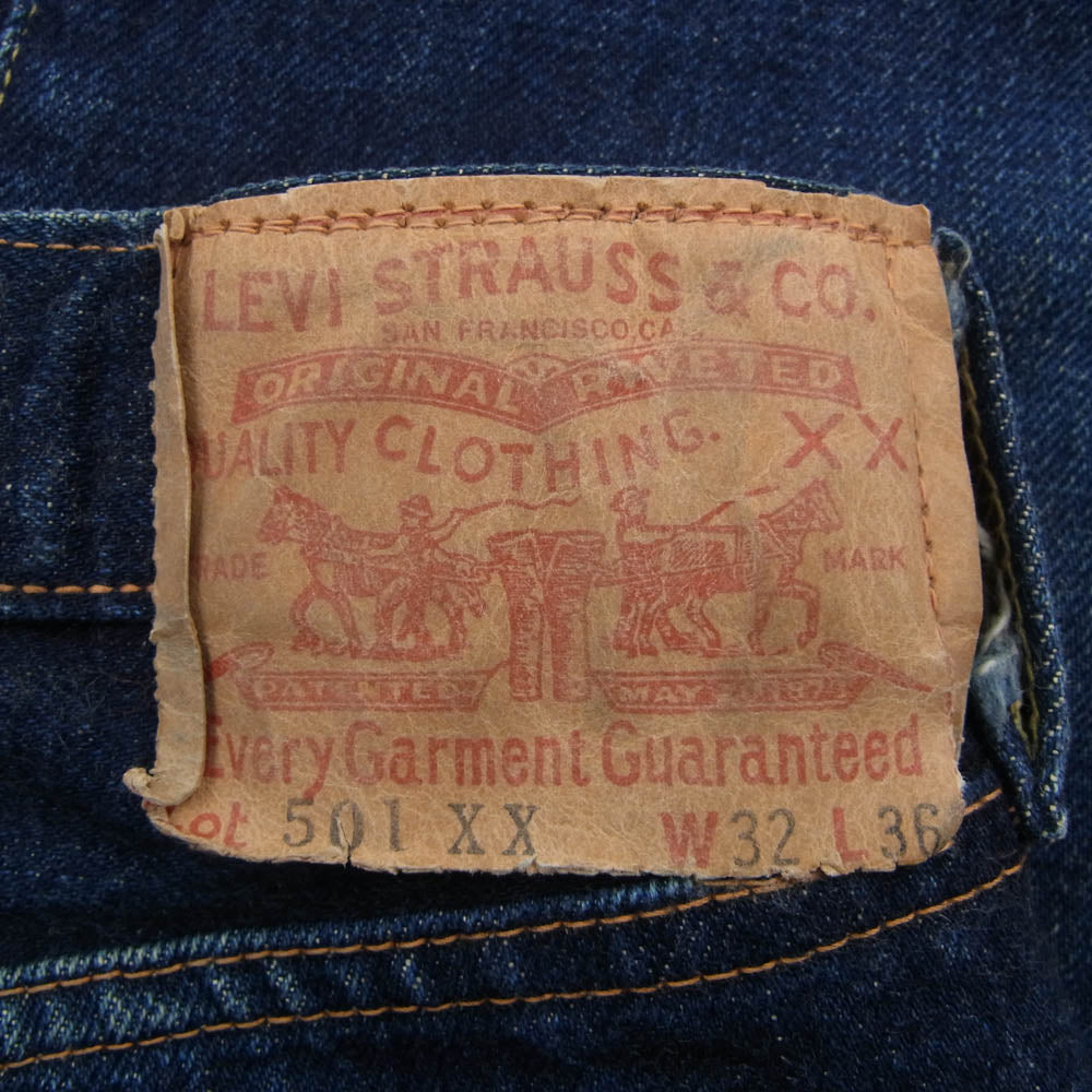 Levi's リーバイス J09881 03年製 1955モデル 501XX 復刻 デニム パンツ インディゴブルー系 W32L36【中古】