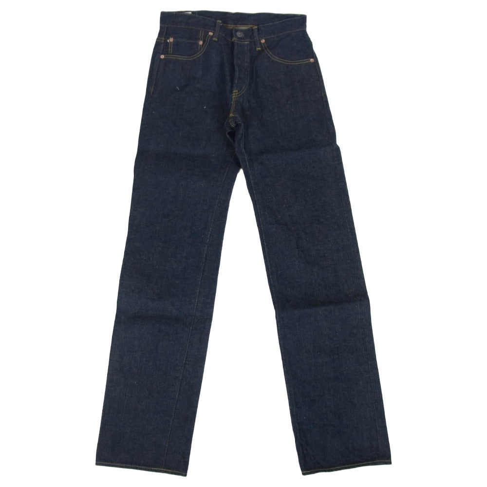 ONI DENIM 鬼デニム ONI-270 Ishikawadai 15oz 石川台デニム ワイドストレート ジーンズ デニム パンツ インディゴブルー系 W30【美品】【中古】