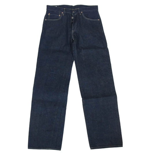 ONI DENIM 鬼デニム ONI-200 Ishikawadai 15oz 石川台デニム ワイドストレート ジーンズ デニム パンツ インディゴブルー系 W34【美品】【中古】