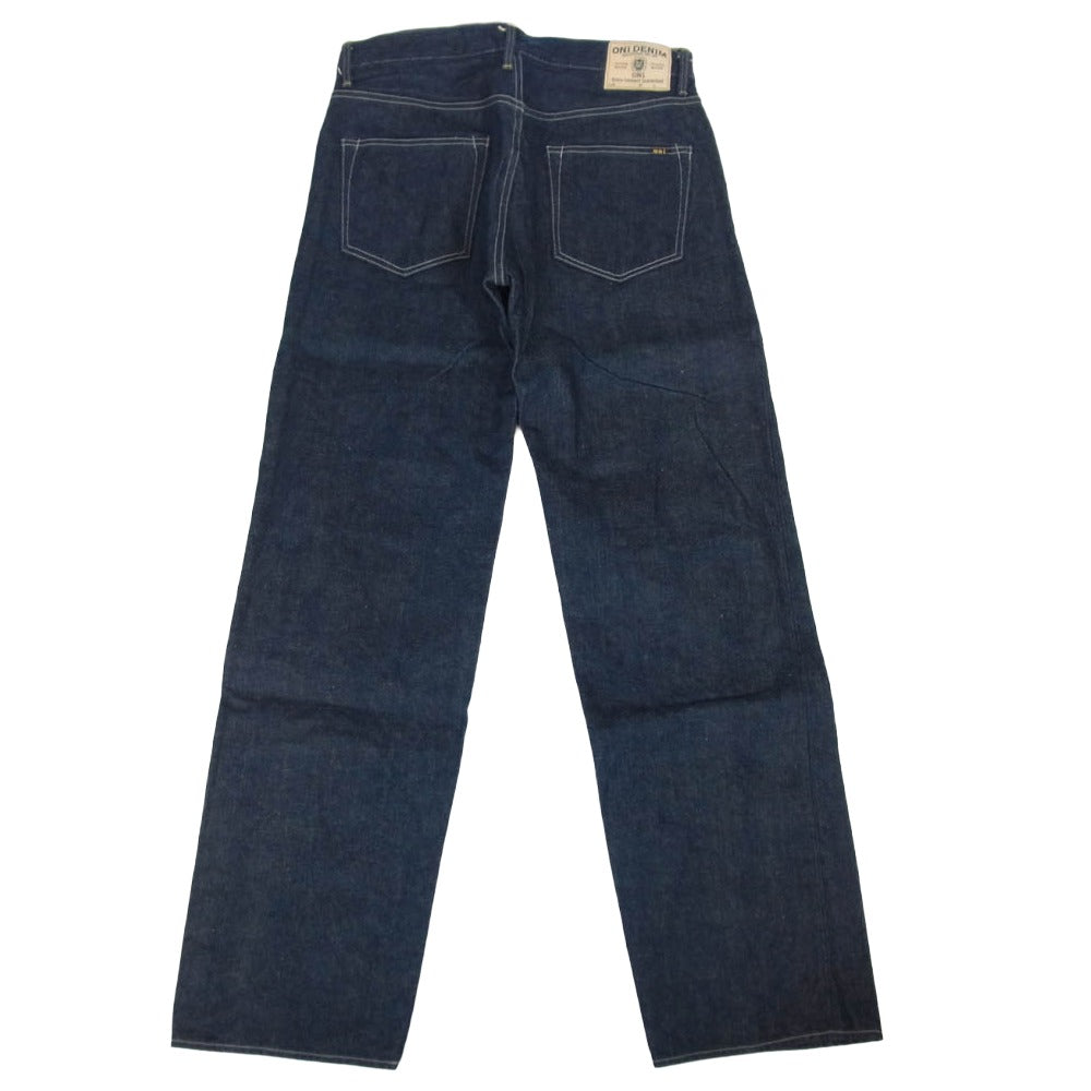 ONI DENIM 鬼デニム ONI-200 Ishikawadai 15oz 石川台デニム ワイドストレート ジーンズ デニム パンツ インディゴブルー系 W34【美品】【中古】
