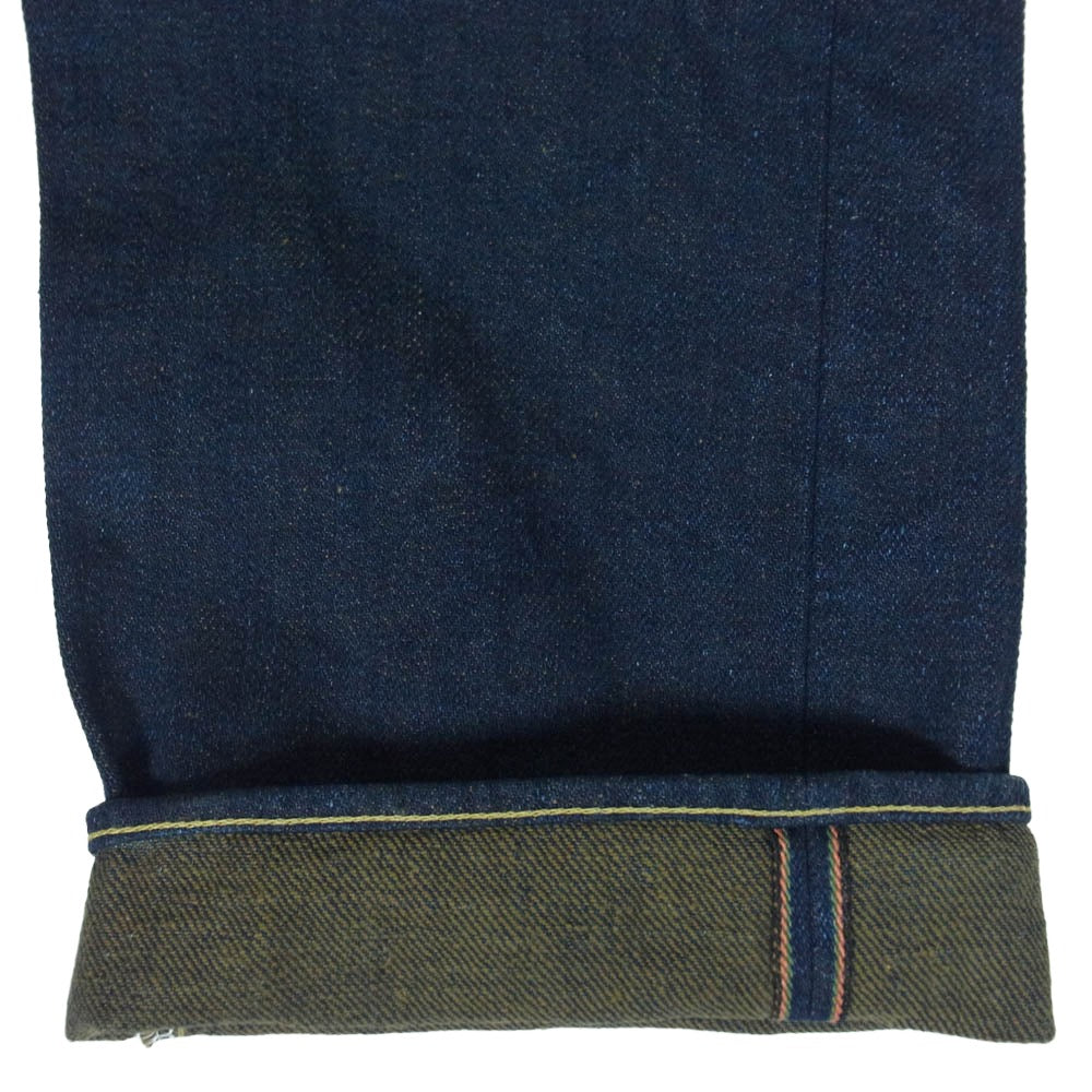 ONI DENIM 鬼デニム ONI288ZR-OLV 20oz シークレットデニム 緯糸オリーブ ジーンズ デニムパンツ インディゴブルー系 W33【美品】【中古】