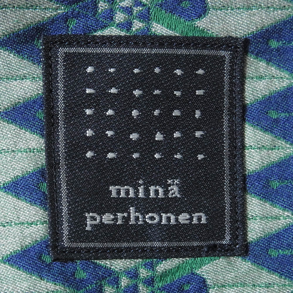 mina perhonen ミナペルホネン aba9790 pocket bag pesce ポケットバッグ ピース ショルダー ポーチ バッグ グリーン系【中古】
