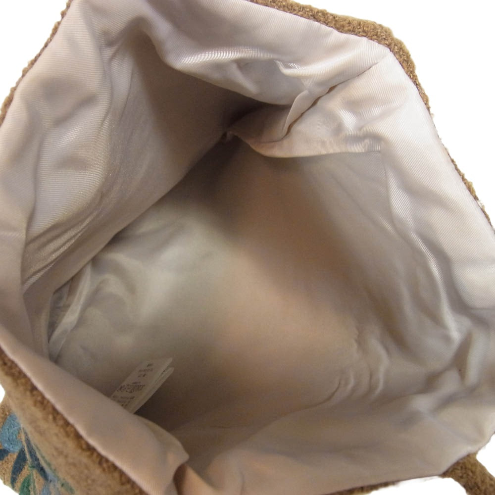 mina perhonen ミナペルホネン ya9841 repo toast bag トースト トート ハンド バッグ ブラウン系【中古】