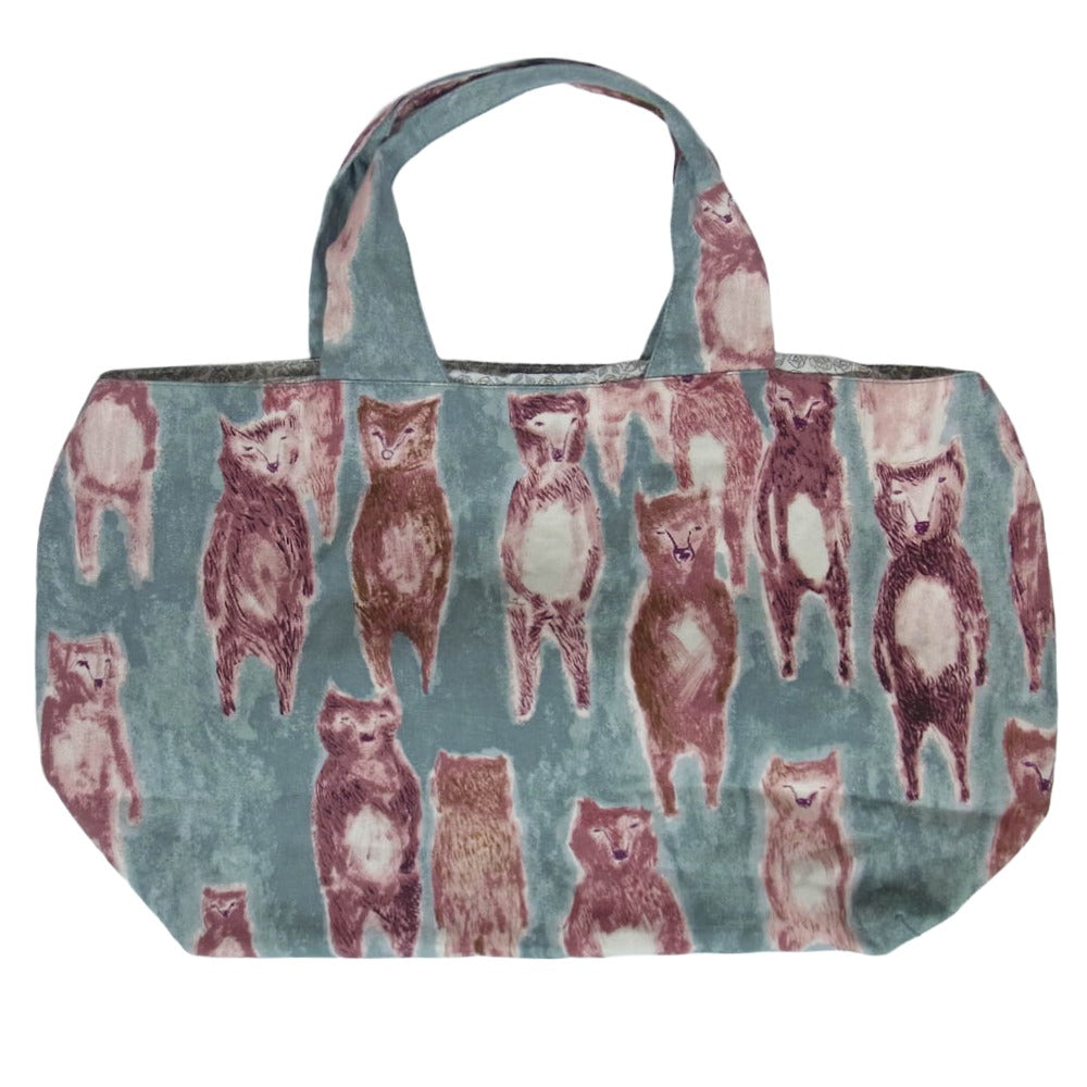 mina perhonen ミナペルホネン ys9904 alive パニーニバッグ ハンド トート バッグ グリーン系【中古】