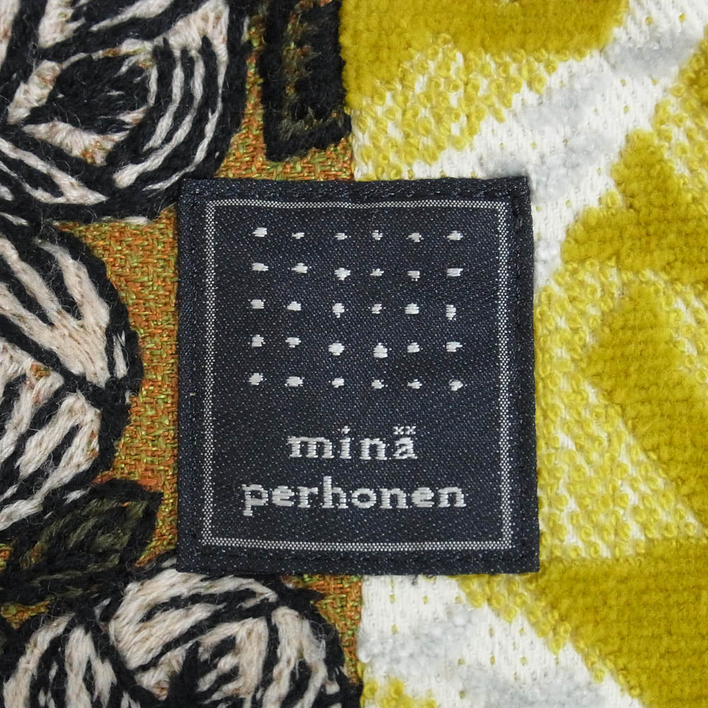 mina perhonen ミナペルホネン pi0301 piece bag パッチワーク ピース トート バッグ マルチカラー系【中古】