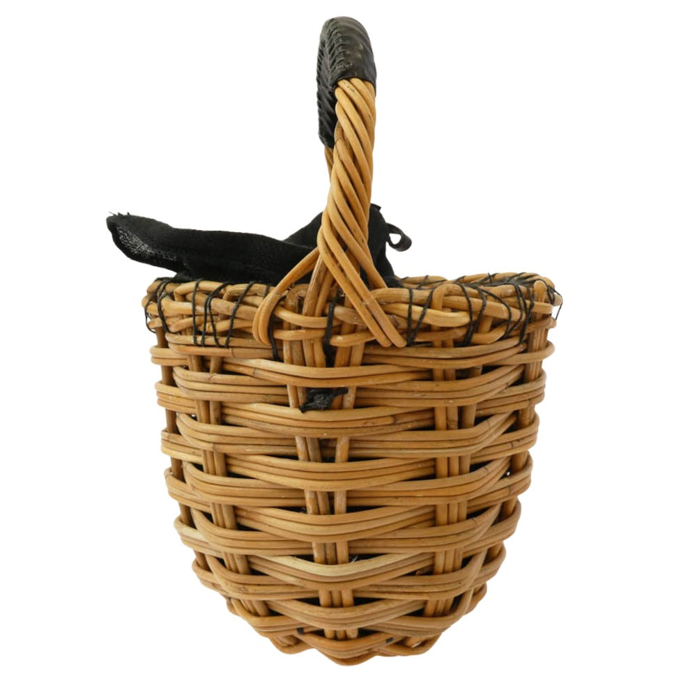 エバゴス ミニバーキン バケツ カゴバッグ ブラック系 ベージュ系【中古】