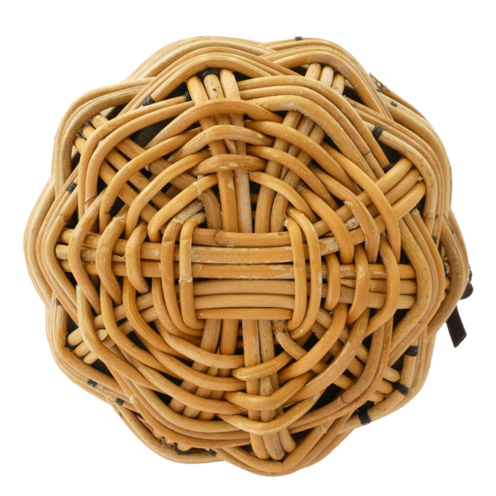 エバゴス ミニバーキン バケツ カゴバッグ ブラック系 ベージュ系【中古】