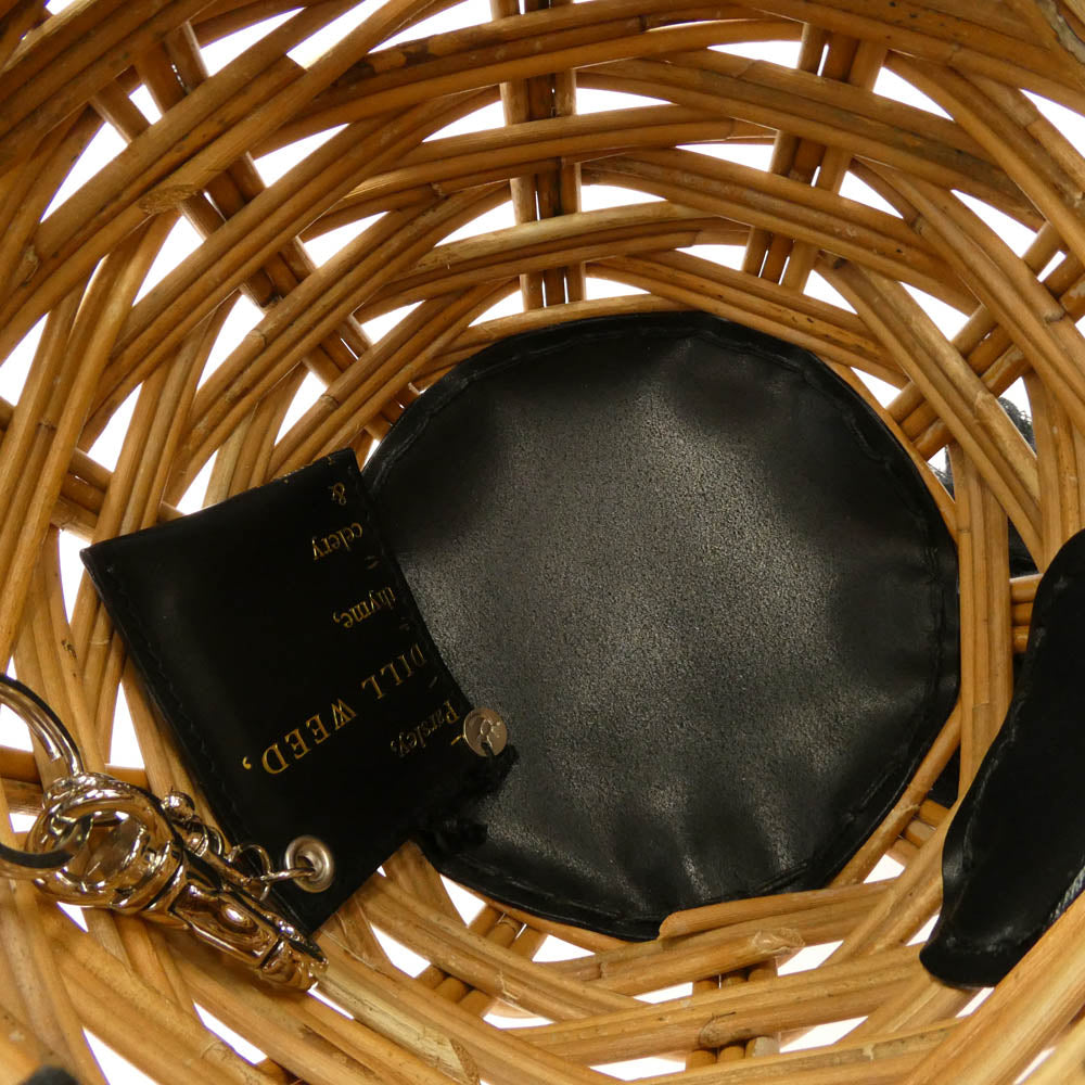 エバゴス ミニバーキン バケツ カゴバッグ ブラック系 ベージュ系【中古】