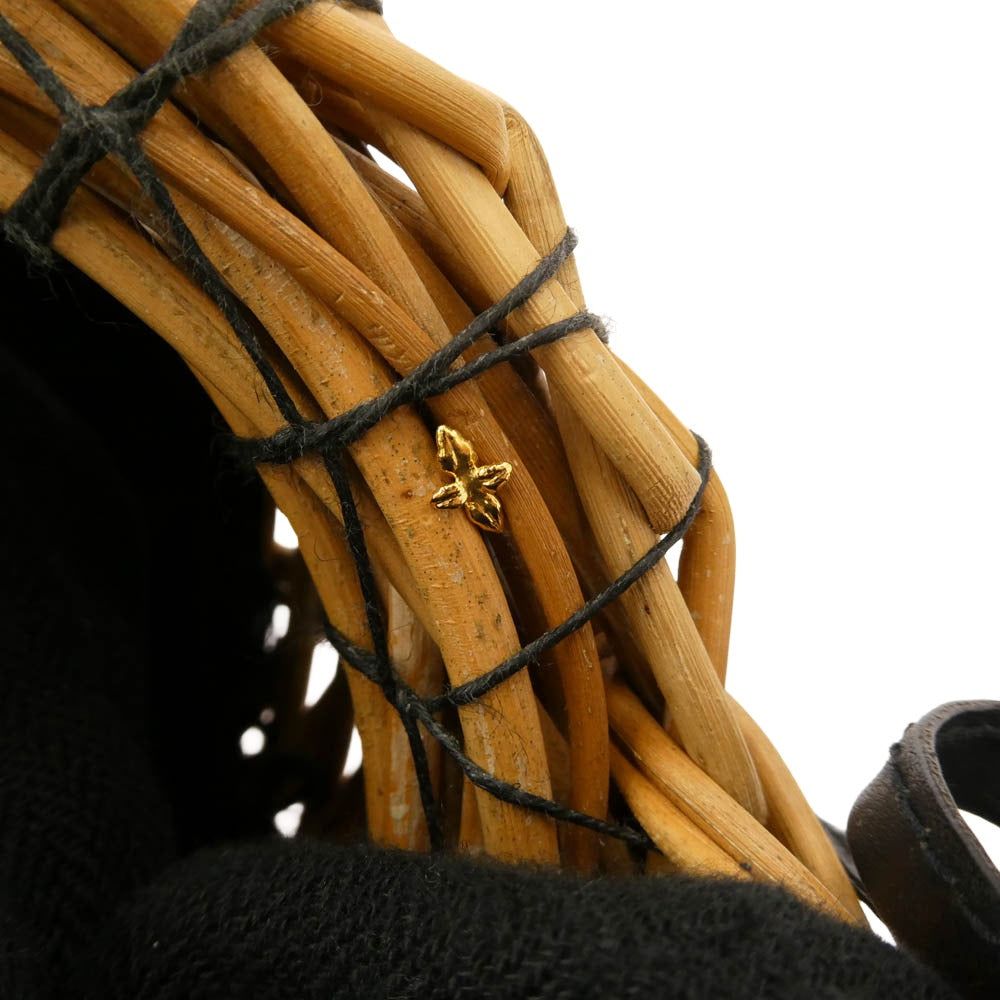 エバゴス ミニバーキン バケツ カゴバッグ ブラック系 ベージュ系【中古】