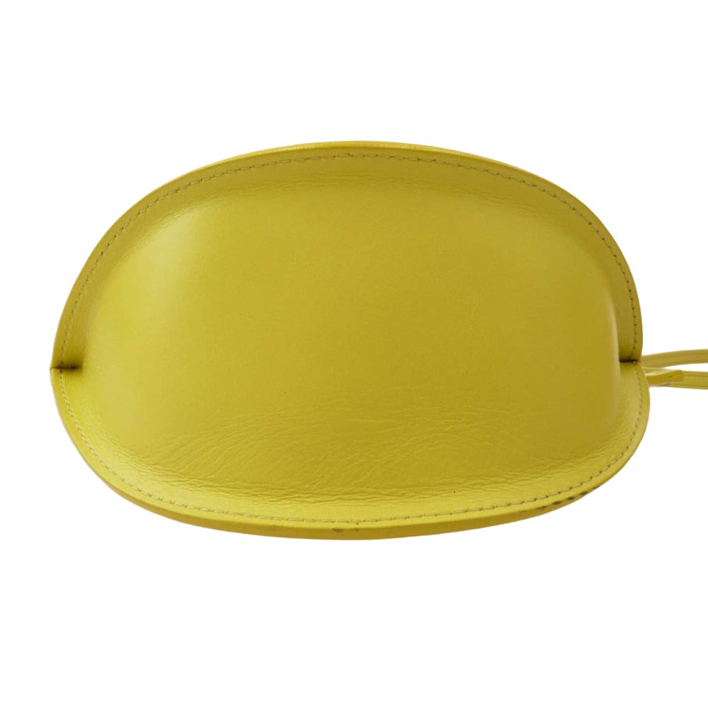 mina perhonen ミナペルホネン tori bag トリ レザー ショルダー バッグ ライトグリーン系【中古】