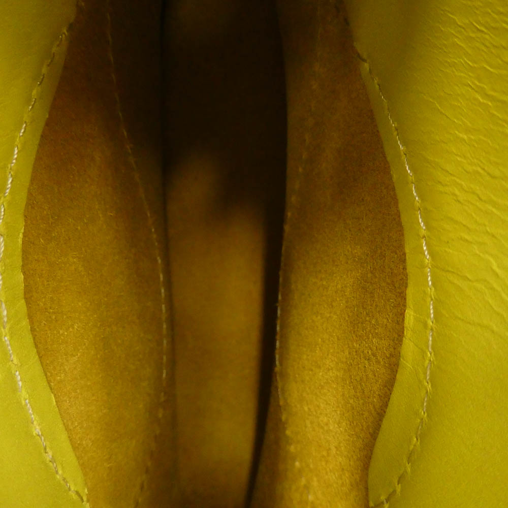 mina perhonen ミナペルホネン tori bag トリ レザー ショルダー バッグ ライトグリーン系【中古】