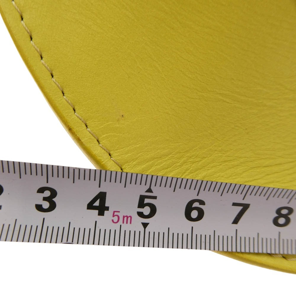 mina perhonen ミナペルホネン tori bag トリ レザー ショルダー バッグ ライトグリーン系【中古】