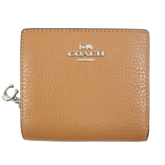 COACH コーチ C2862 スナップ 二つ折り財布 ウォレット ブラウン系【中古】