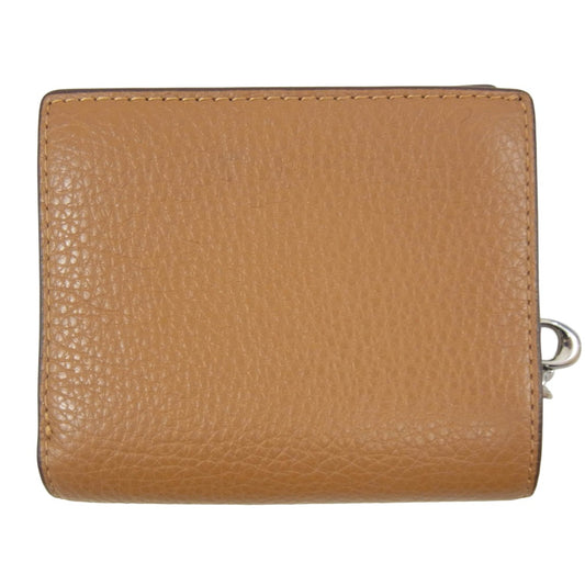 COACH コーチ C2862 スナップ 二つ折り財布 ウォレット ブラウン系【中古】