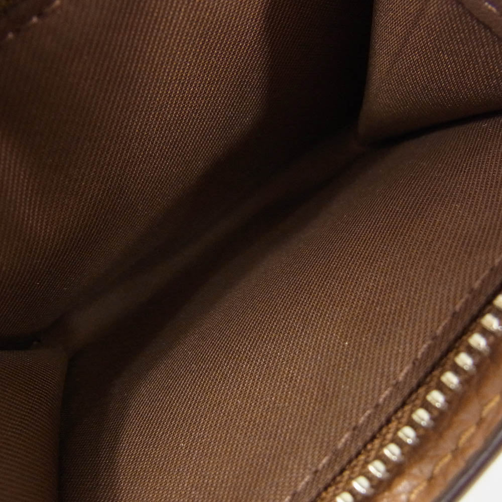 COACH コーチ C2862 スナップ 二つ折り財布 ウォレット ブラウン系【中古】