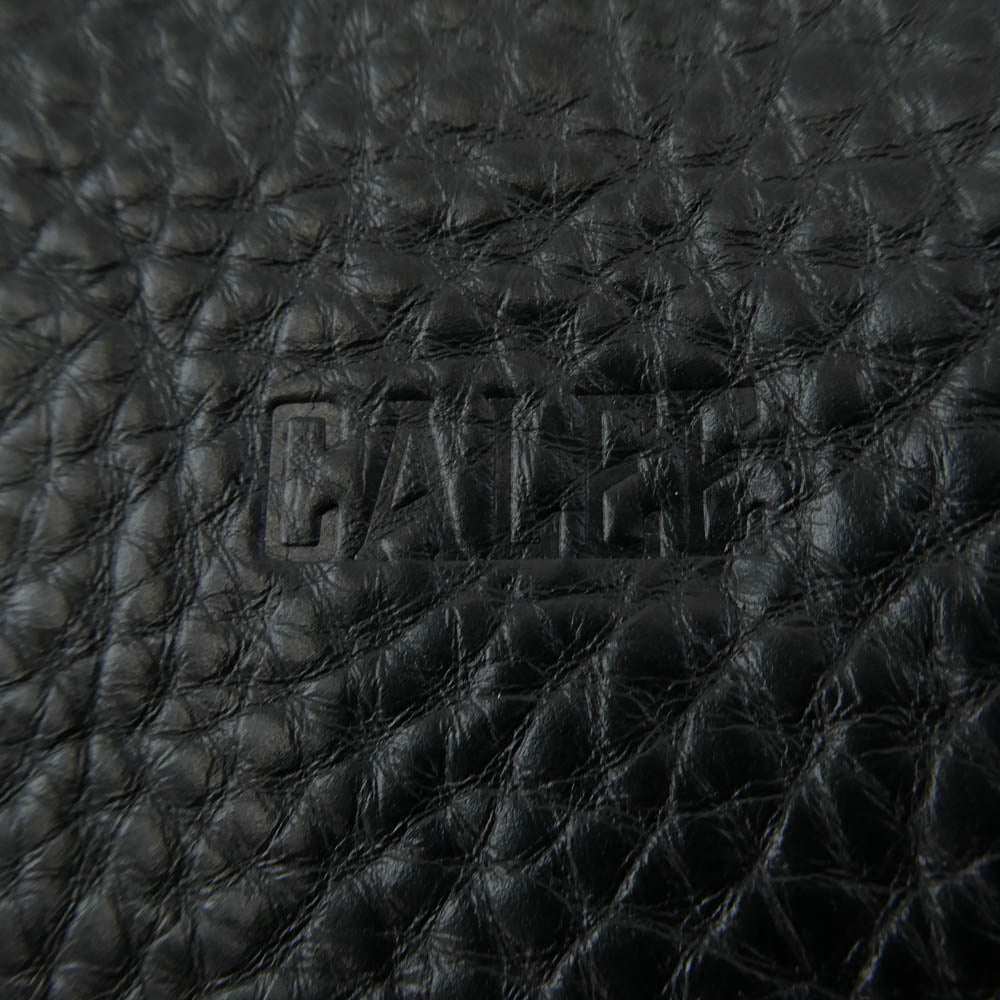 CALEE キャリー CL-25SS015LE STUDS LEATHER SHOULDER BAG BOX TYPE スタッズ レザー ショルダー バッグ ブラック系【中古】