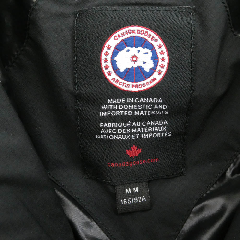 CANADA GOOSE カナダグース 5077L サザビーリーグタグ ALLISTON COAT アリストン ダウン コート ジャケット ブラック系 M【中古】