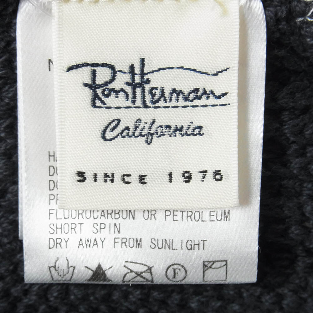 Ron Herman ロンハーマン ニットキャップ ビーニー 帽子 ブラック系【中古】