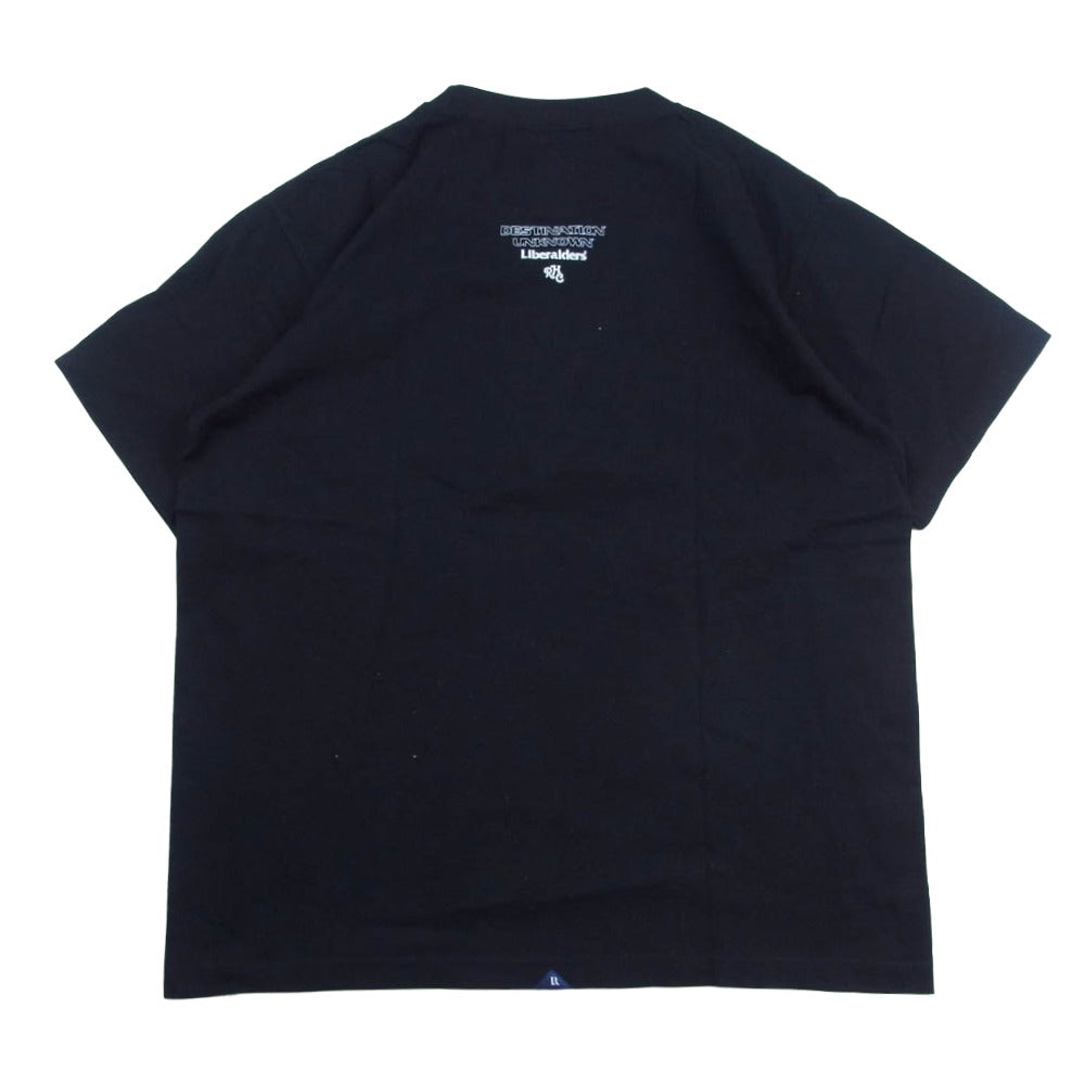 Ron Herman ロンハーマン × Liberaiders リベライダーズ プリント 半袖 Tシャツ カットソー ネイビー系 M【中古】