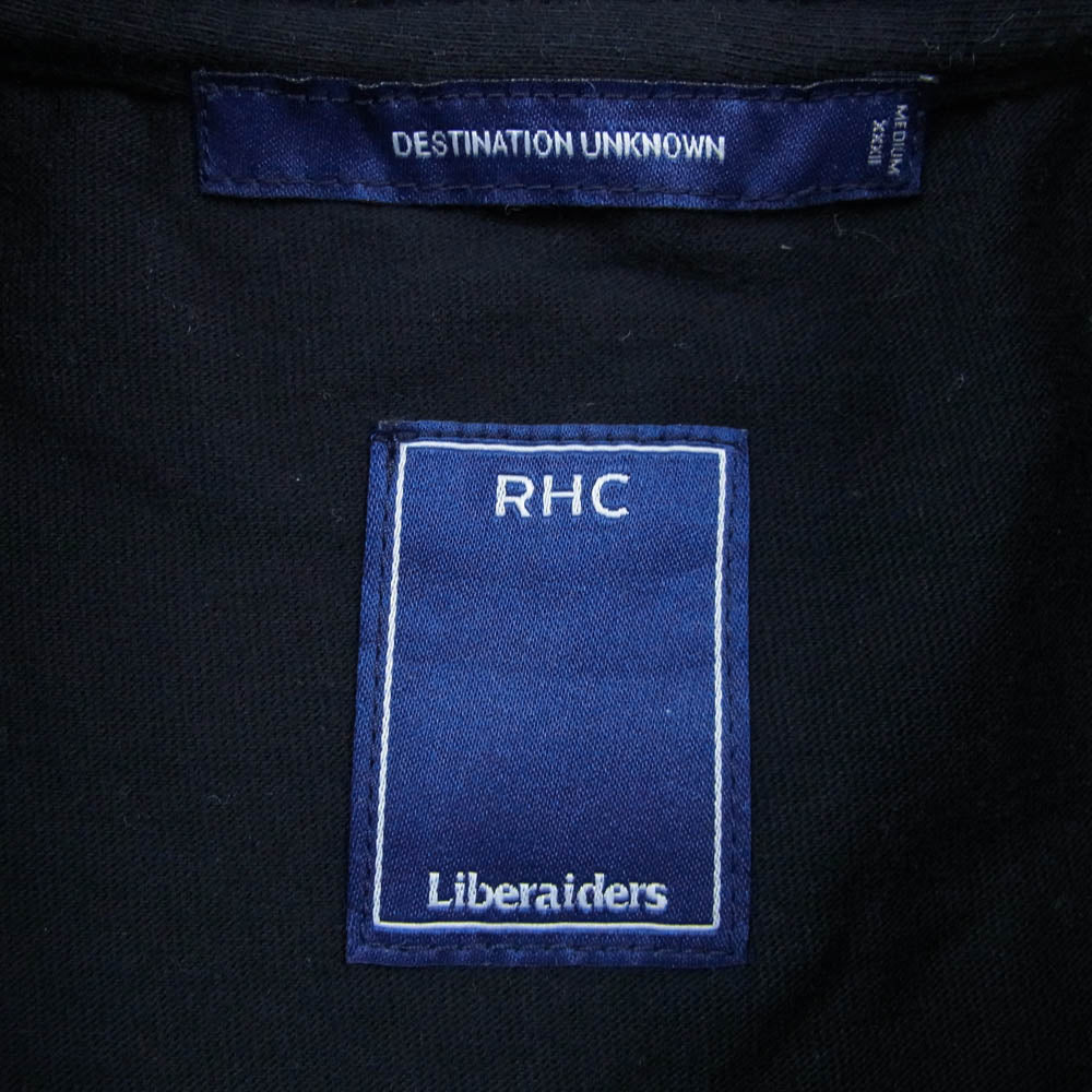Ron Herman ロンハーマン × Liberaiders リベライダーズ プリント 半袖 Tシャツ カットソー ネイビー系 M【中古】