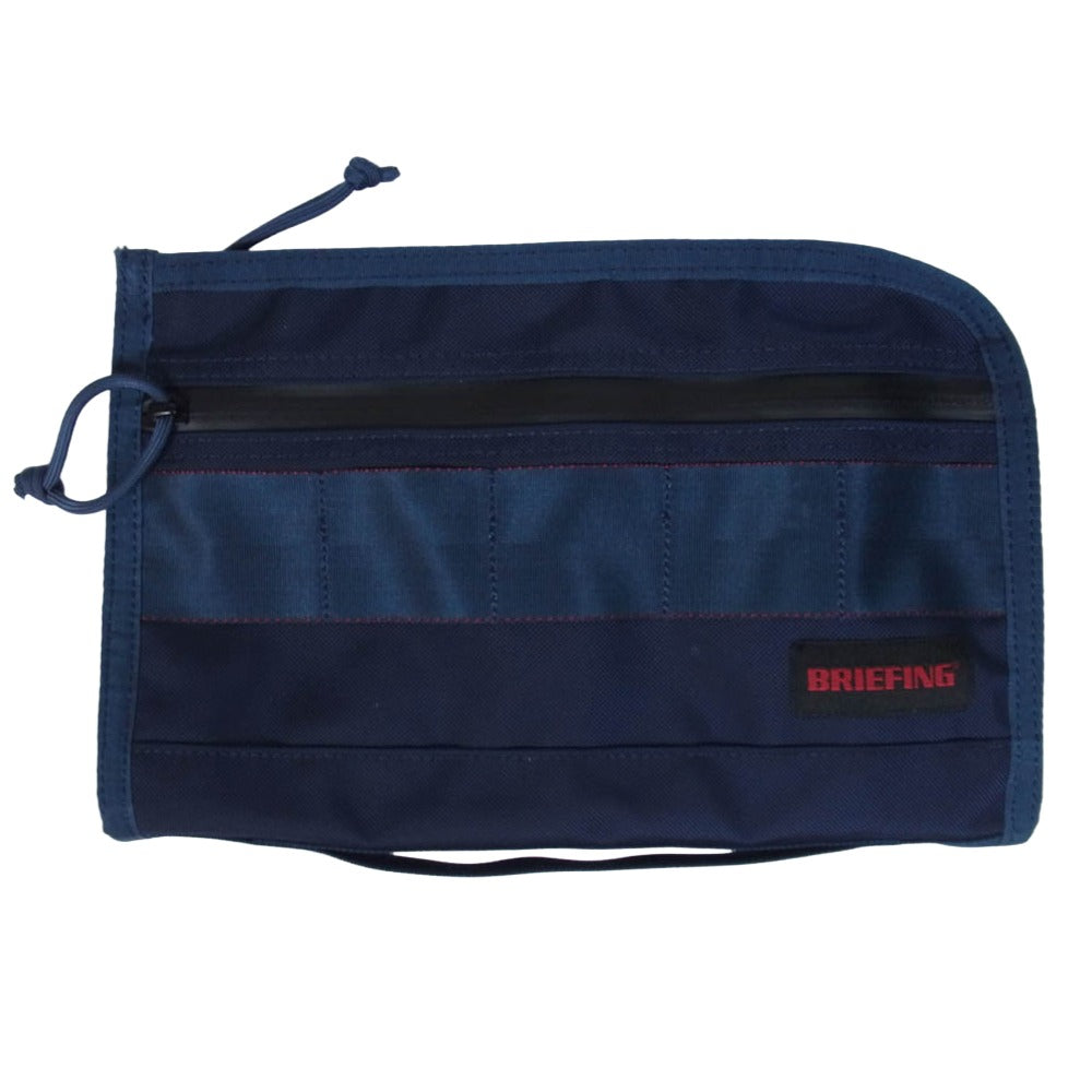 BRIEFING ブリーフィング × ANA アナ トラベル ポーチ ケース バッグ ネイビー系【中古】