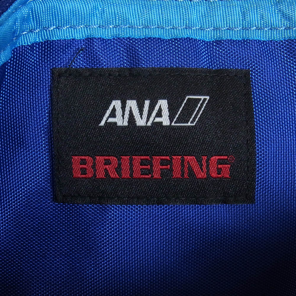 値下げ！　未使用　ANA トラベルポーチ ネイビー BRIEFING ブリーフィング × ANA アナ トラベル ポーチ ケース バッグ