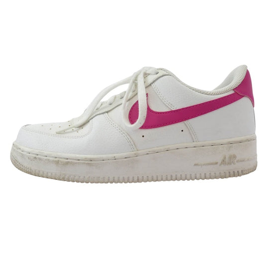 NIKE ナイキ DD8959-102 Women's Air Force 1 Low '07 White Pink エアフォース1 ローカット スニーカー ホワイト系 ピンク系 25.5cm【中古】
