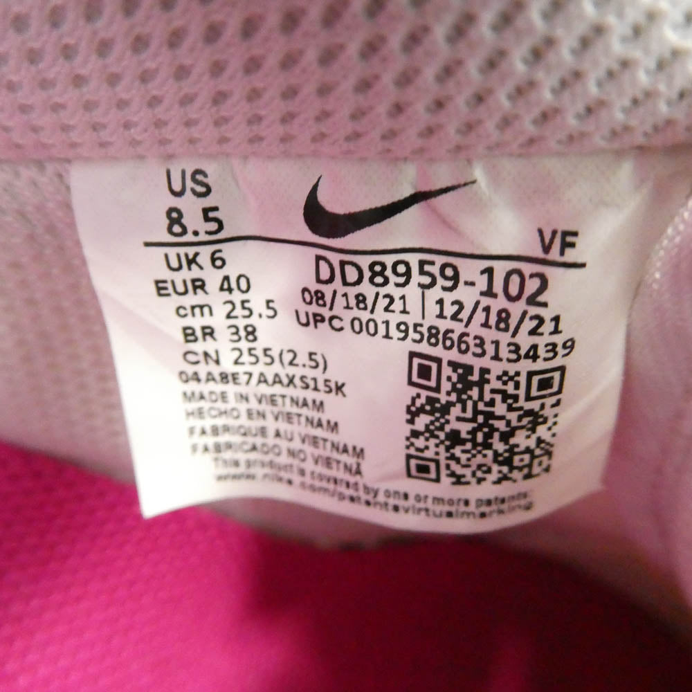 NIKE ナイキ DD8959-102 Women's Air Force 1 Low '07 White Pink エアフォース1 ローカット スニーカー ホワイト系 ピンク系 25.5cm【中古】