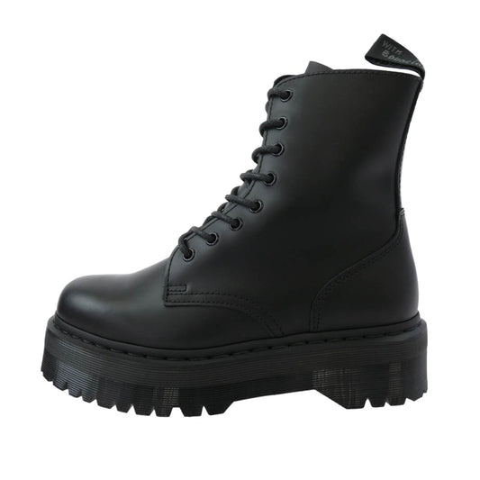 Dr.Martens ドクターマーチン 42735001 JADON MONO 8 ホール レースアップ レザー ブーツ ブラック系 UK7【新古品】【未使用】【中古】