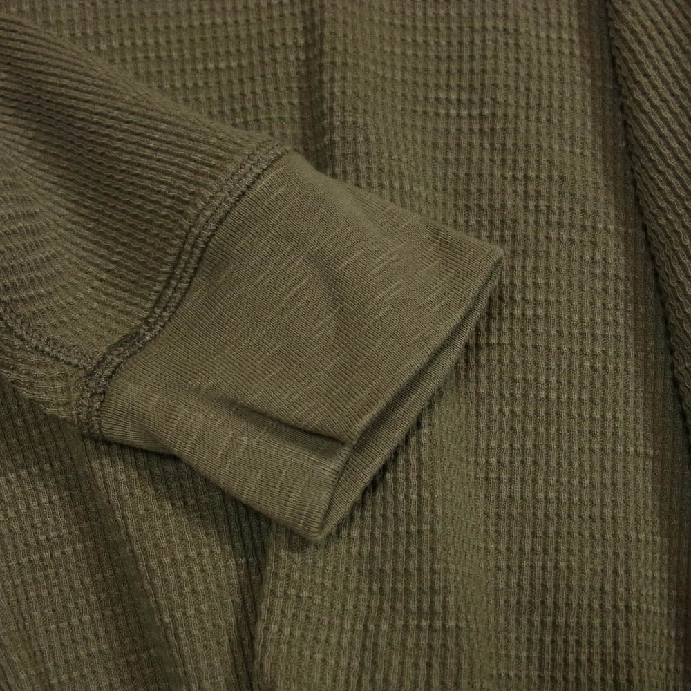 RRL ダブルアールエル サーマル ロングスリーブ 長袖 カットソー カーキ系 L【中古】