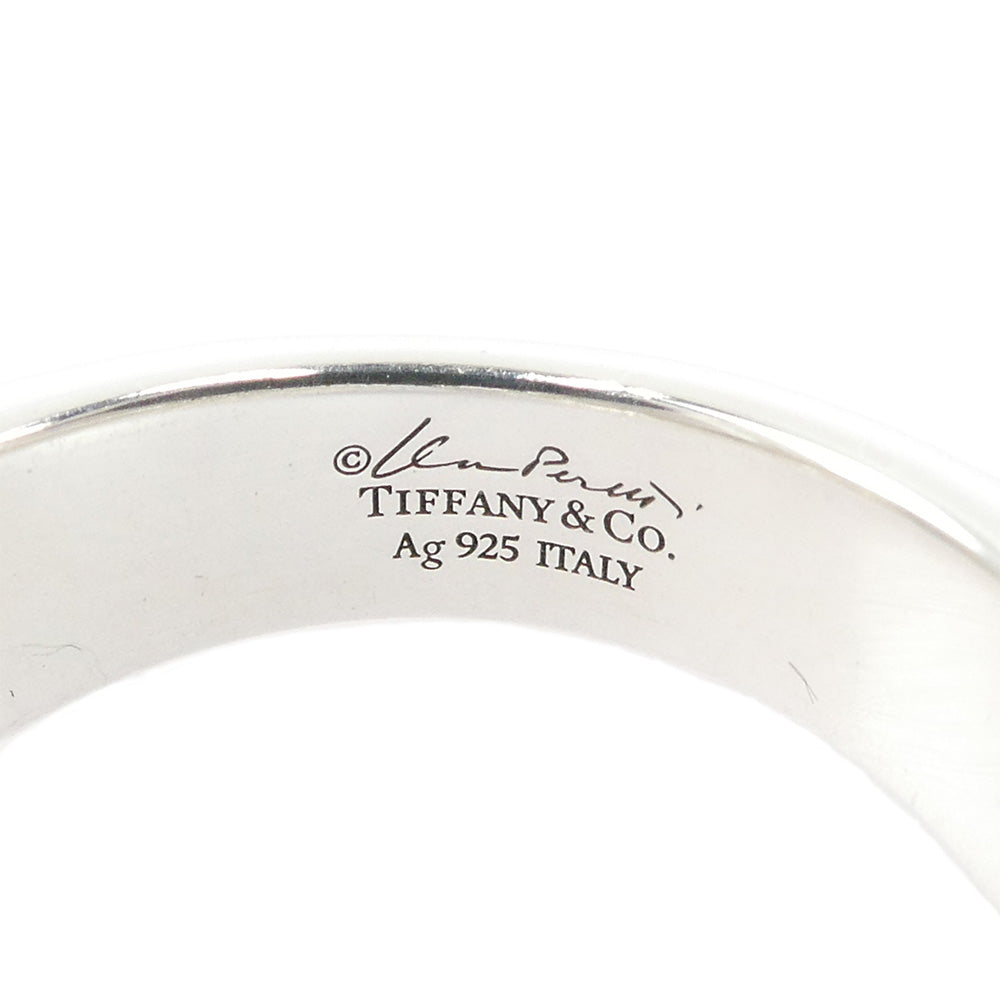 TIFFANY&Co. ティファニー エルサペレッティ フェザー リング シルバー系 95(20号)【中古】