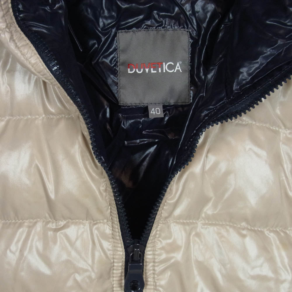 DUVETICA デュベティカ D.1140.00.U ACE アチェ ダウン コート ジャケット ベージュ系 40【中古】