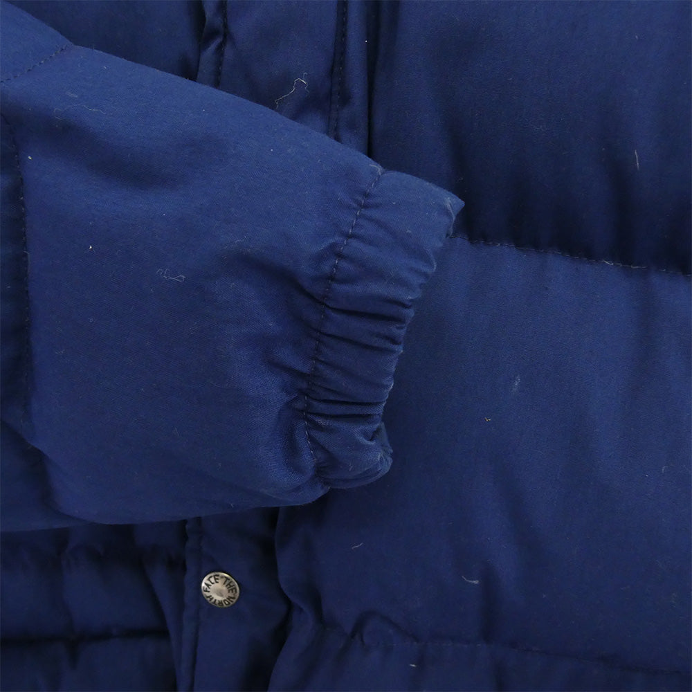 THE NORTH FACE ノースフェイス 158649 USA製 茶タグ ダウン ジャケット ブルー系 S【中古】