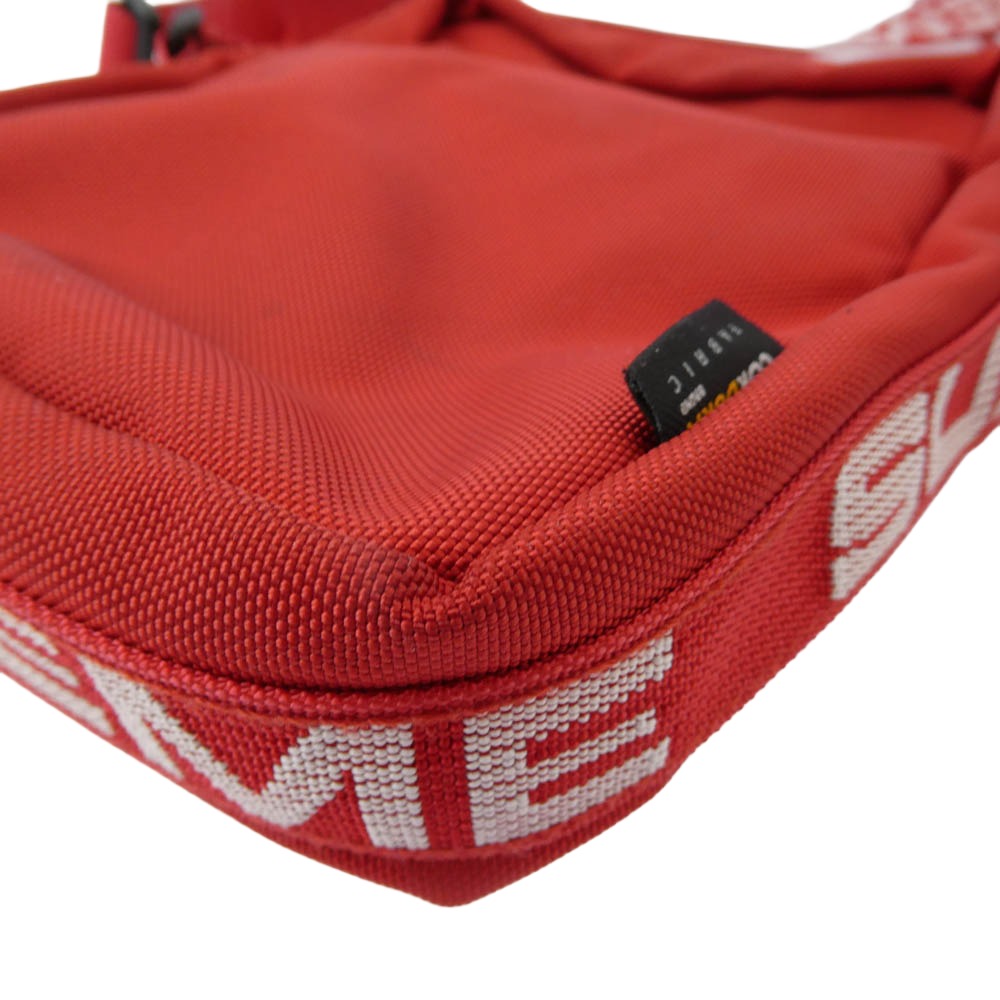 Supreme シュプリーム 18SS Shoulder Bag CORDURA コーデュラ ショルダーバッグ レッド系【中古】