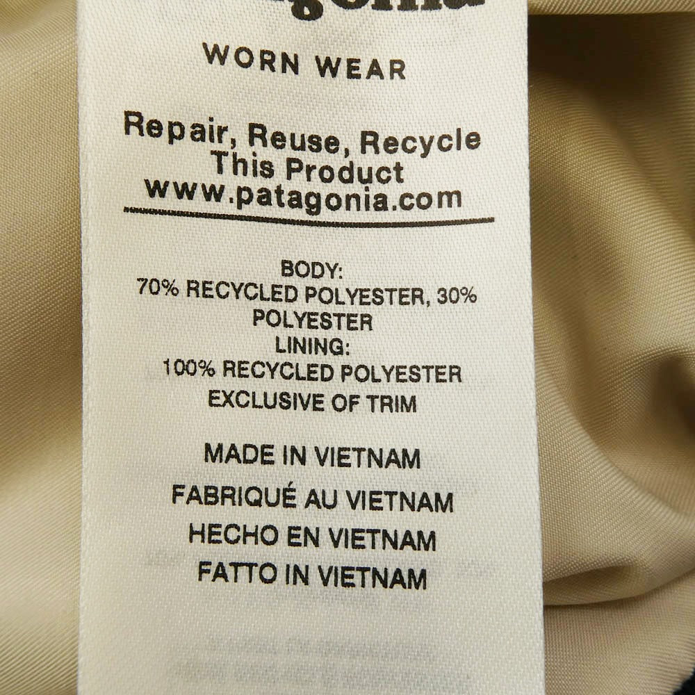 patagonia パタゴニア 19AW 22830 Retro X BOMBER Jacket フリース ボア レトロ X ボンバー ジャケット ブルゾン オフホワイト系 XS【中古】
