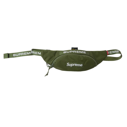 Supreme シュプリーム 22AW Small Waist Bag CORDURA コーデュラ スモール ウエスト バッグ グリーン系【中古】