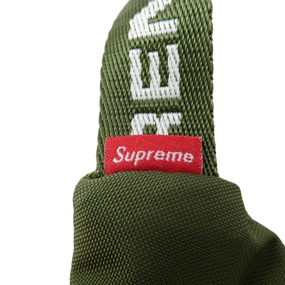 Supreme シュプリーム 22AW Small Waist Bag CORDURA コーデュラ スモール ウエスト バッグ グリーン系【中古】