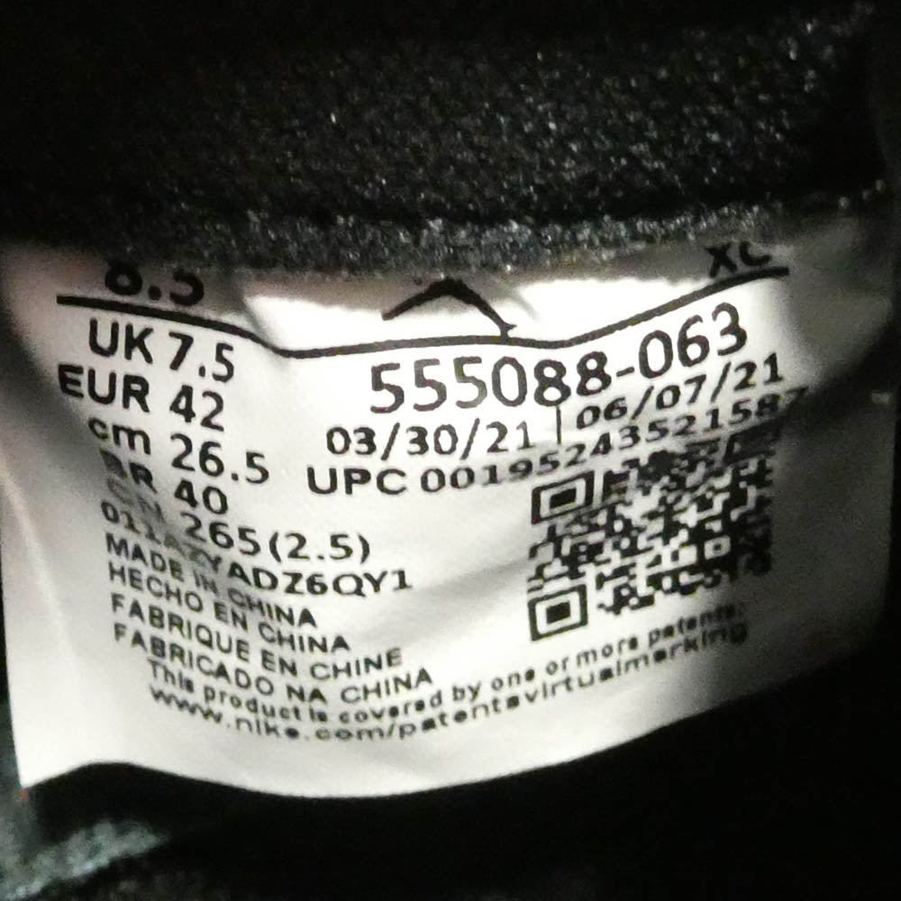 NIKE AIR JORDAN ナイキ ジョーダン 555088-063 Air Jordan 1 High OG Patent Bred エア ジョーダン 1 ハイ パテント ブレッド スニーカー ブラック系 レッド系 26.5cm【極上美品】【中古】