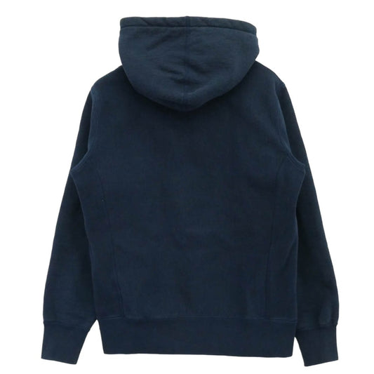 Supreme シュプリーム 12AW Box Logo Hooded Sweatshirt ボックスロゴ フーデッド フーディー スウェットシャツ パーカー ネイビー系 S【中古】