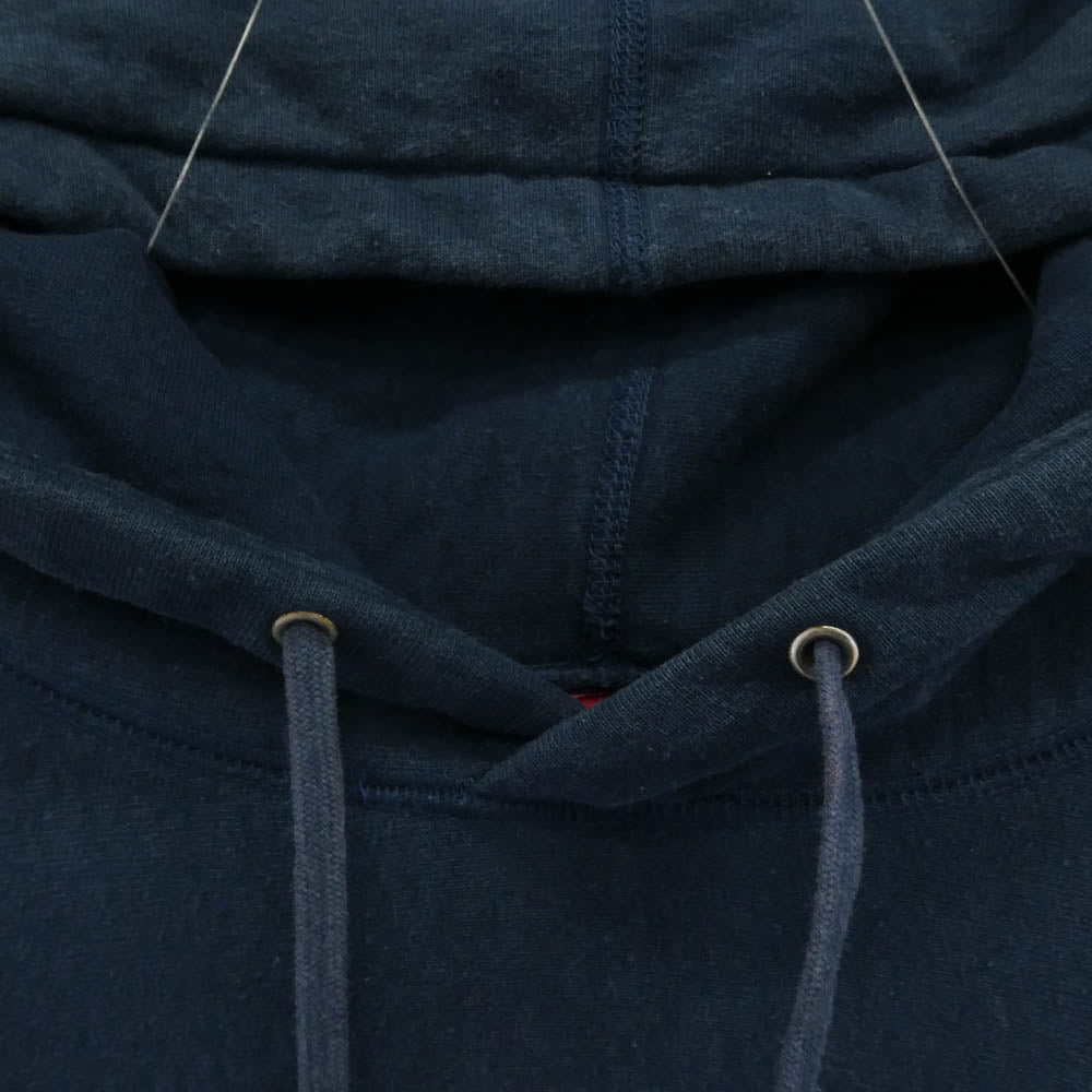 Supreme シュプリーム 12AW Box Logo Hooded Sweatshirt ボックスロゴ フーデッド フーディー スウェットシャツ パーカー ネイビー系 S【中古】