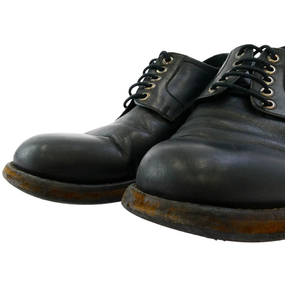 MAISON MARGIELA メゾンマルジェラ 22ライン レザー シューズ ブラック系 42【中古】