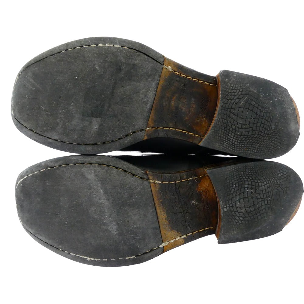 MAISON MARGIELA メゾンマルジェラ 22ライン レザー シューズ ブラック系 42【中古】